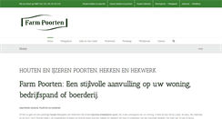 Desktop Screenshot of houtenpoorten.nl