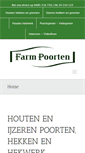 Mobile Screenshot of houtenpoorten.nl