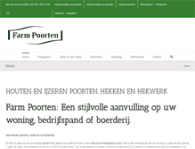 Tablet Screenshot of houtenpoorten.nl